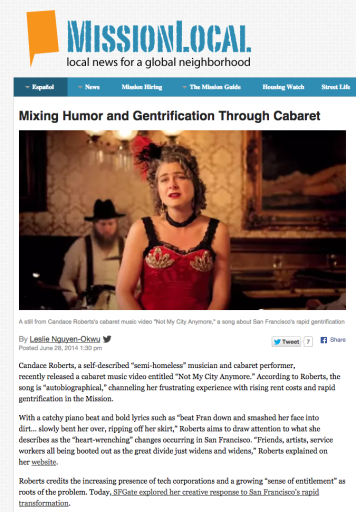 Mixing Humor and Gentrification Through Cabaret » MissionLocal